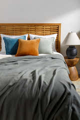 Beecher Camel Square Throw Pillow - Clearance