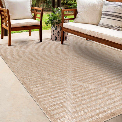 Anah Tan Outdoor Rug - Clearance