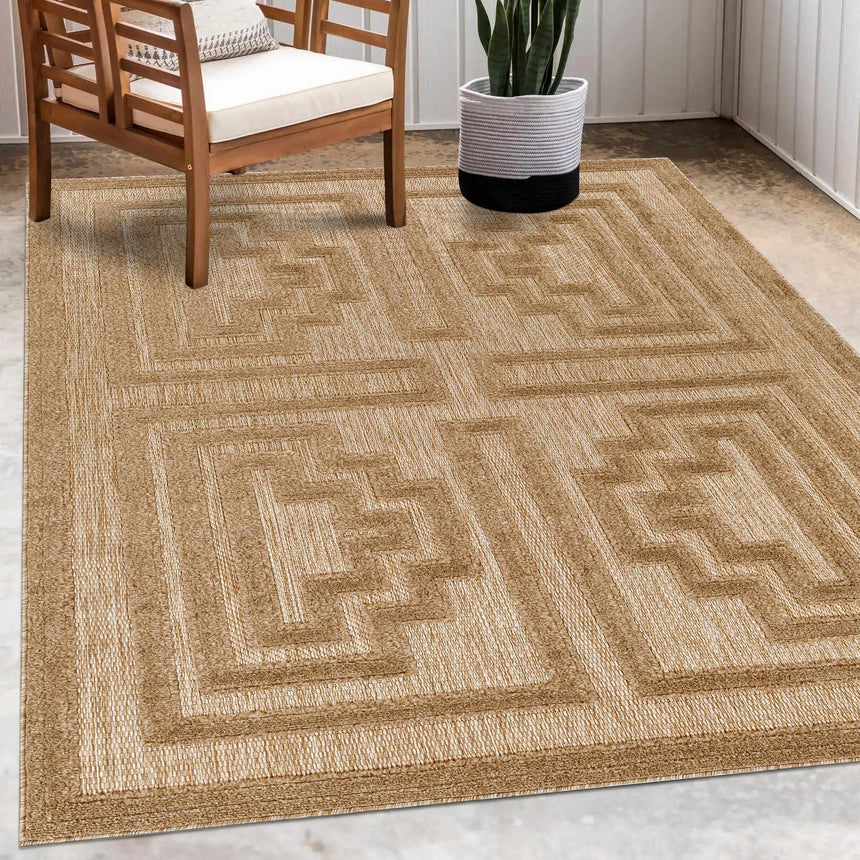 Yves Tan Outdoor Rug - Clearance