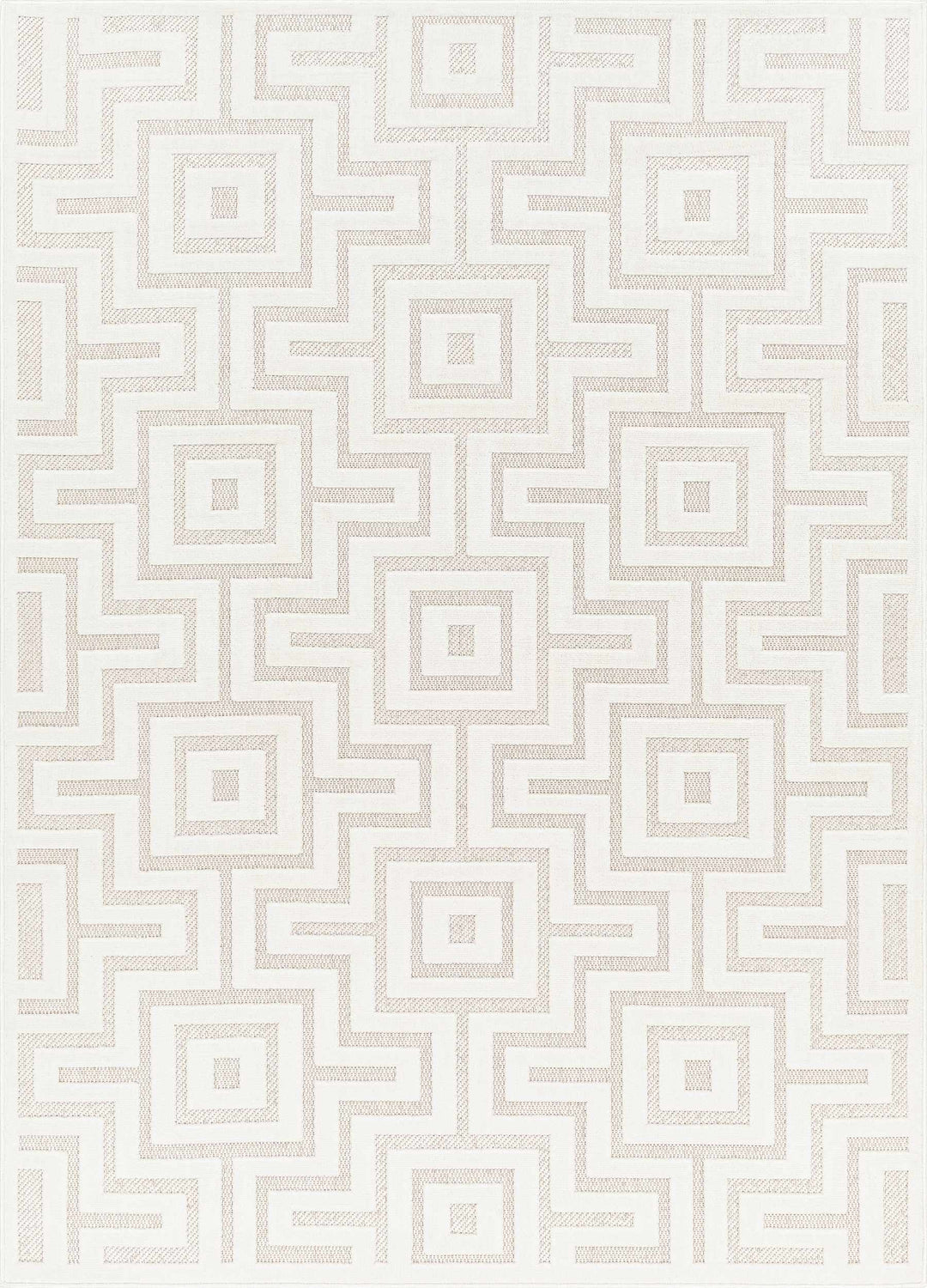 Zevi Cream Outdoor Rug - Clearance