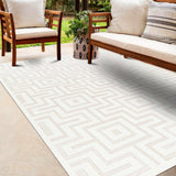 Zevi Cream Outdoor Rug - Clearance