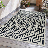 Zevi Blue Outdoor Rug - Clearance