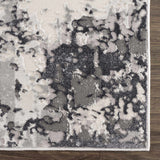 Junko Gray & Blue Marble Area Rug - Clearance