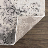 Junko Gray & Blue Marble Area Rug - Clearance