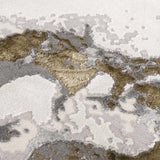 Kaleo Gray & Green Marble Area Rug - Clearance