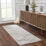 Baqer Bone & Taupe Textured Performance Rug - Clearance