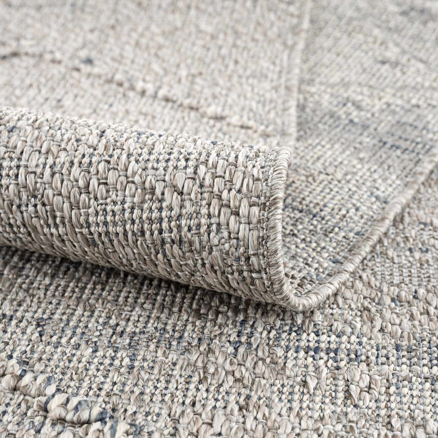 Baqer Taupe & Gray Textured Performance Rug - Clearance