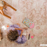 Snead Pink Floral Rug