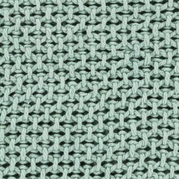 Brasnorte Knitted Throw Blanket - Aqua Green