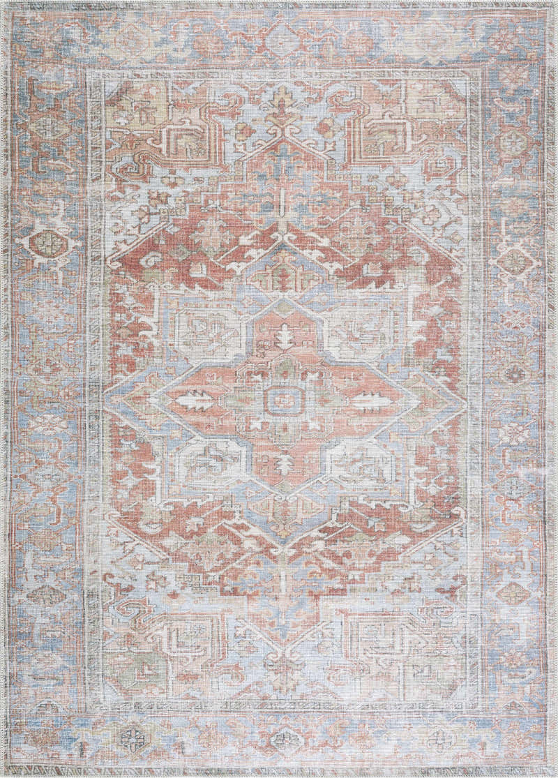 Rust Maayon Washable Rug – Boutique Rugs