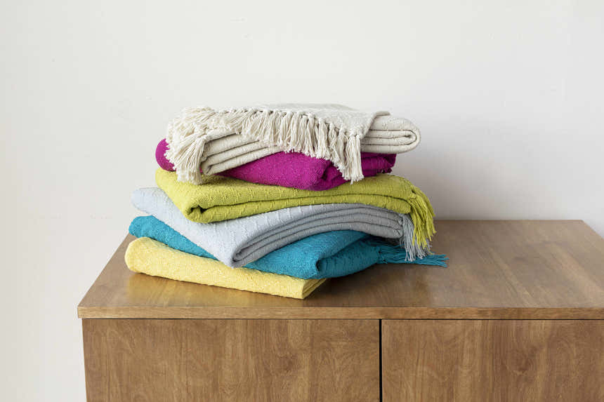 Chiconcuac Aqua Throw Blanket - Clearance