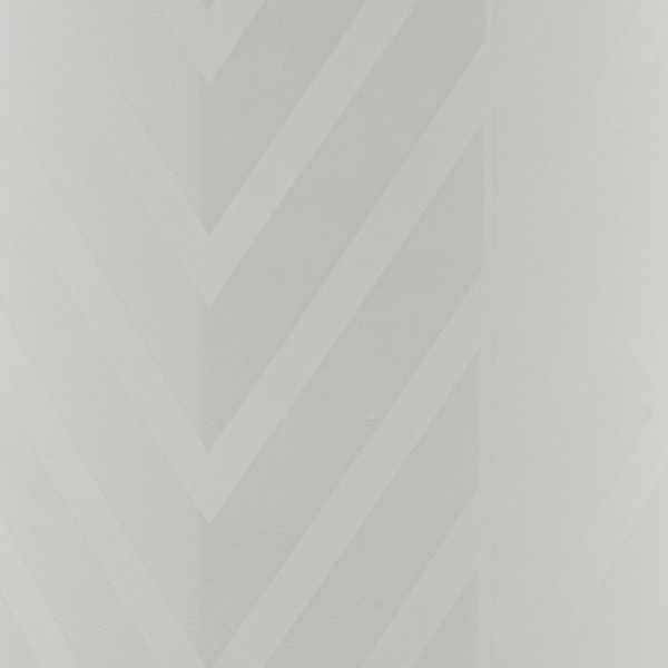 Ballajura White Chevron Pattern Glasas Stool - Clearance