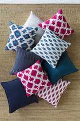Bedworth Red Ikat Pattern Throw Pillow - Clearance