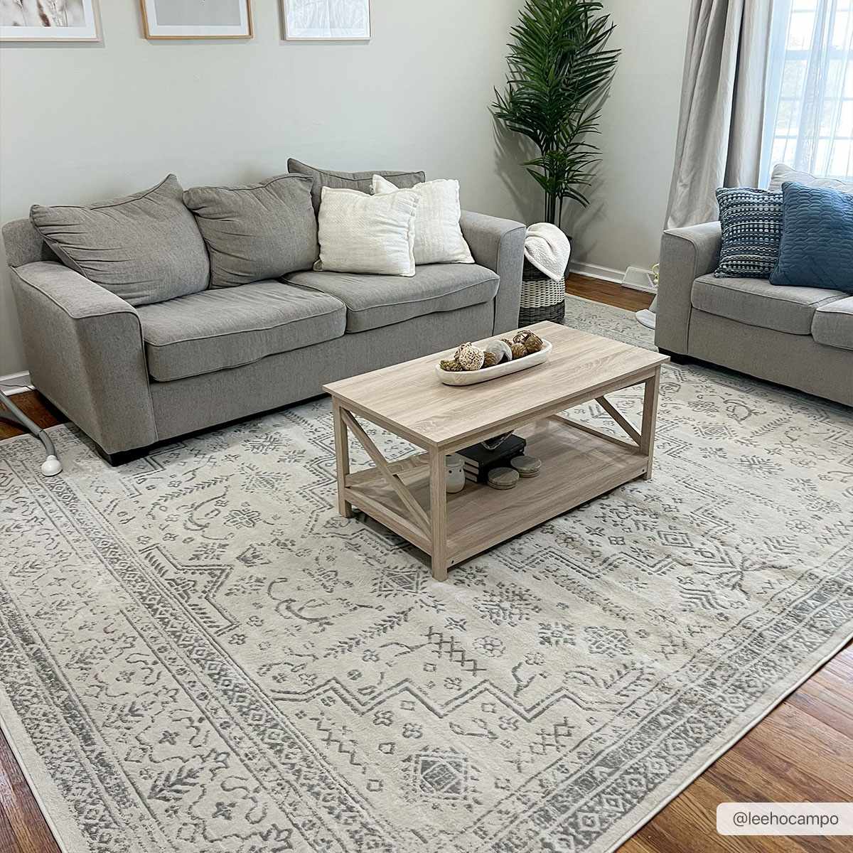 Tigried Ivory Gray 2323 Area Rug