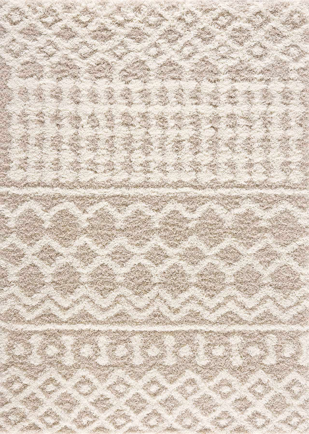Prompton Cream Plush Area Rug