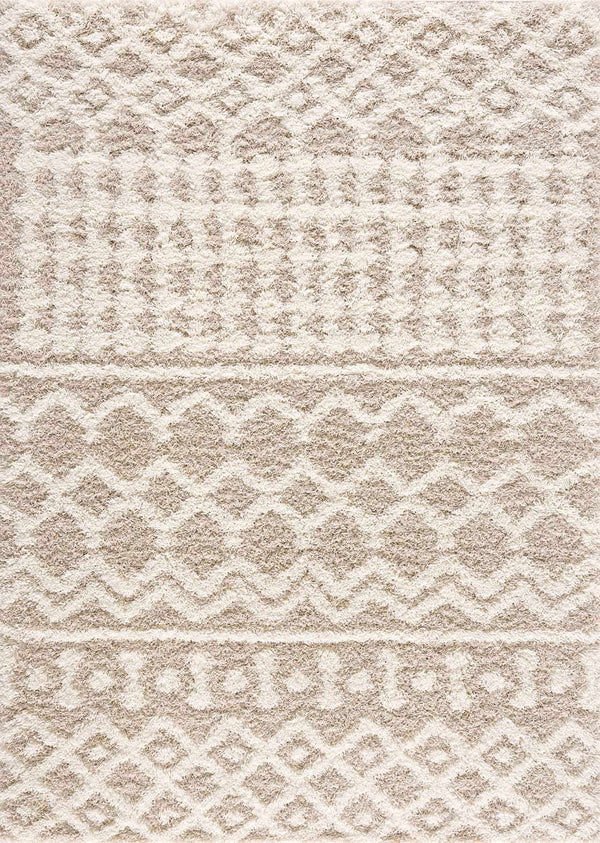 Prompton Cream Plush Area Rug