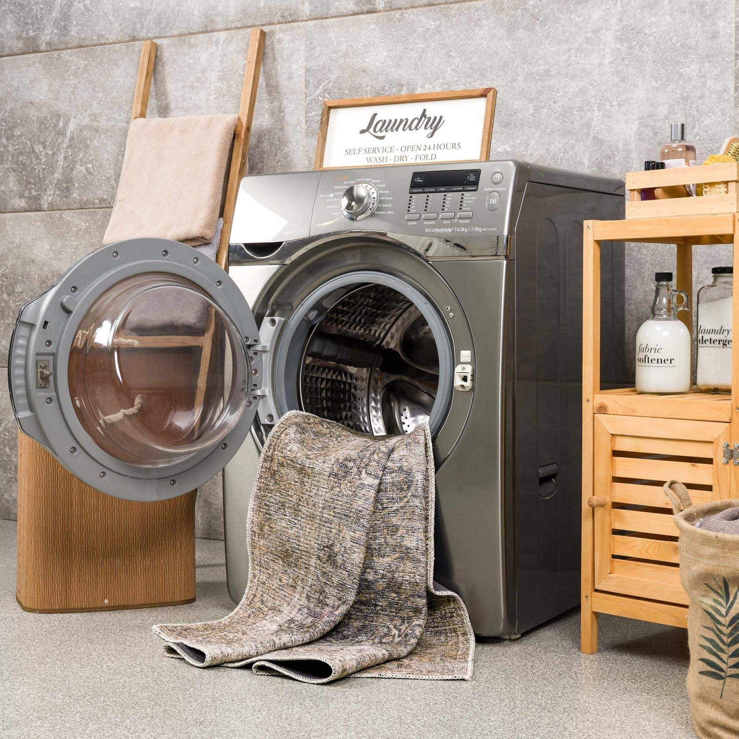 Ohoud Washable Area Rug