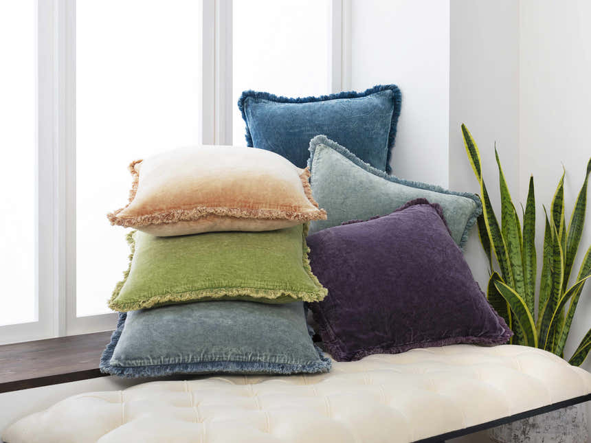 Beecher Camel Square Throw Pillow - Clearance