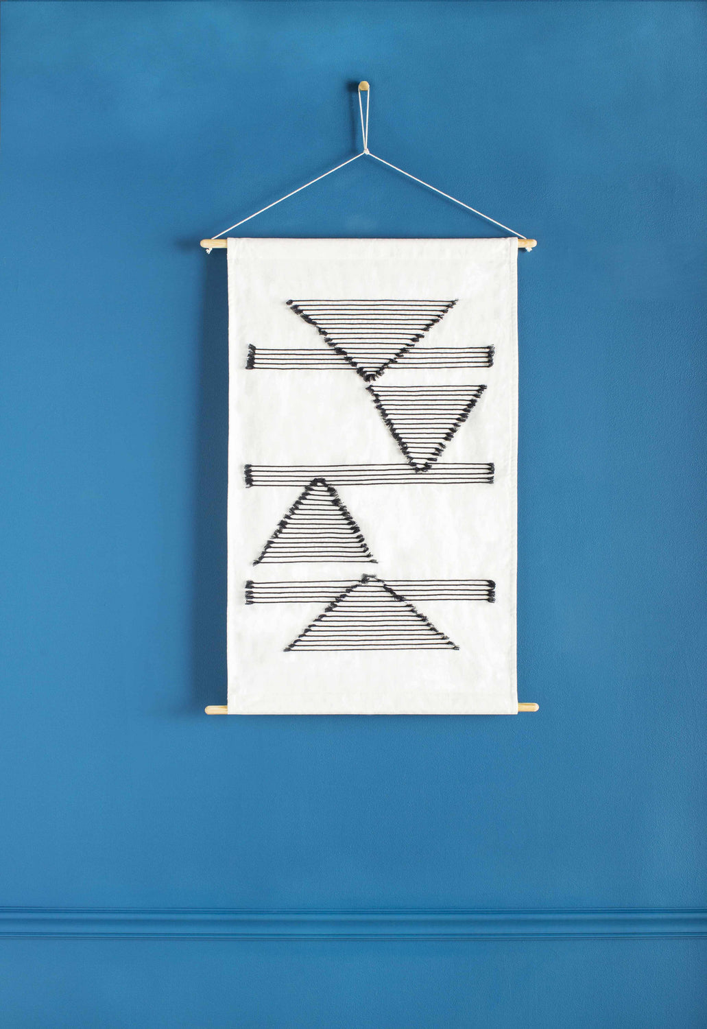 Garber Monochrome Geometric Wall Hanging