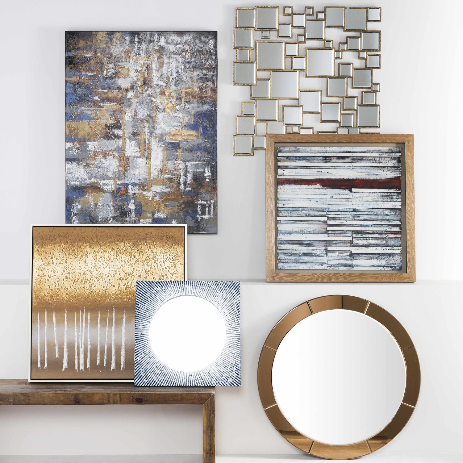 Wodonga Blue Pearl Mirror