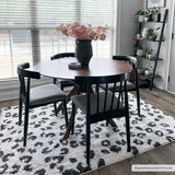 Zhen Black Spots Leopard Rug - Clearance
