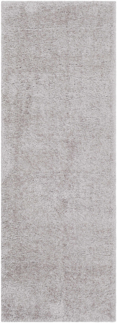 Piedmont Solid Gray Plush Rug - Clearance