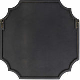 Abangay Gold Contemporary Wood Frame Mirror