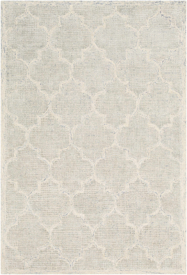 Abie Cream Viscose&Wool Rug