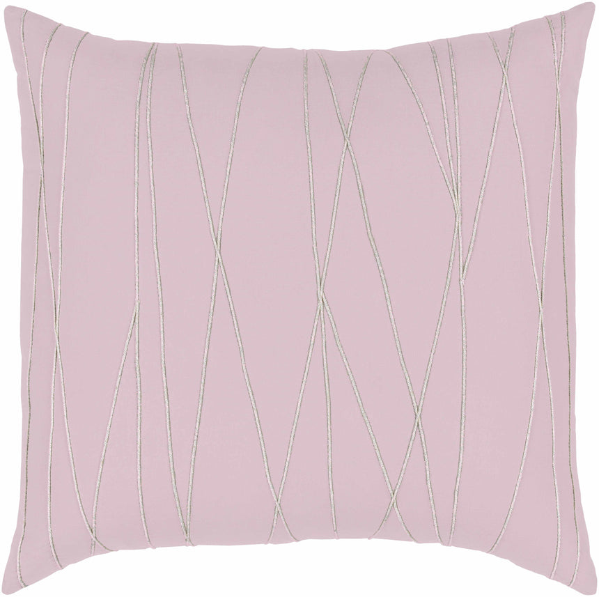 Adela Mauve Geometric Cotton Bedding Set