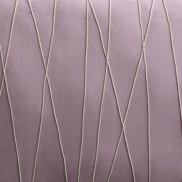 Adela Mauve Geometric Cotton Bedding Set