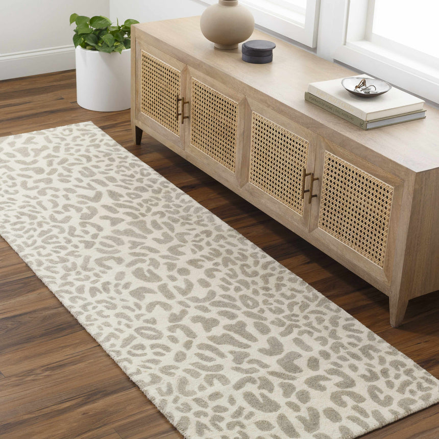 Adaya Leopard Print Area Rug - Clearance