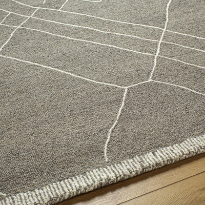 Arsenal Trout Valley Gray Wool Rug