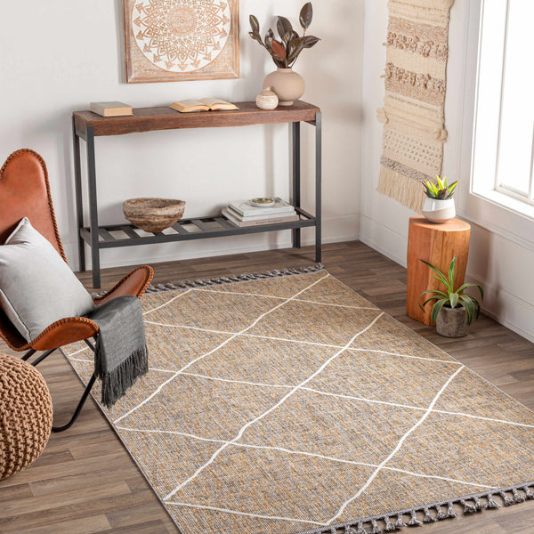 Aida Trellis Carpet with tassels - Promo