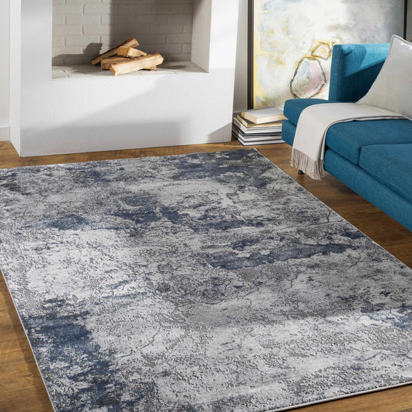 Ainslie Gray Marble Rug