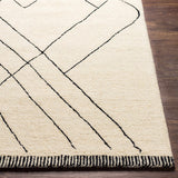Alaca Arsenal Cream Hand Tufted Wool Area Rug