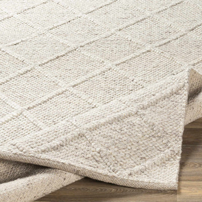 Syosset Beige Trellis Wool&Viscose Area Rug