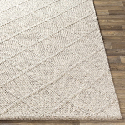 Syosset Beige Trellis Wool&Viscose Area Rug