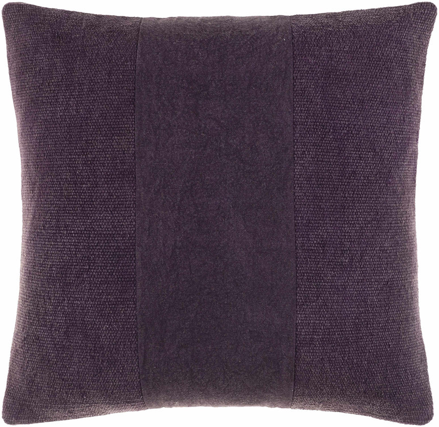 Alec Purple Square Throw Pillow