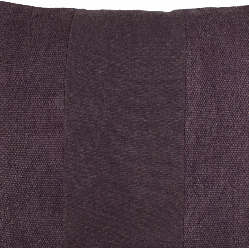 Alec Purple Square Throw Pillow