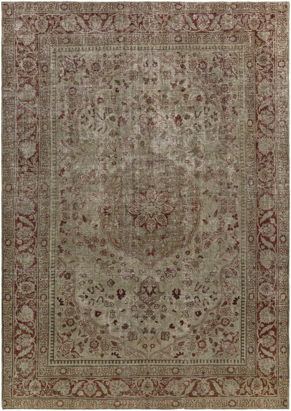 Alfonso 7'3"x10' Traditional Hand Knotted Unique Rug