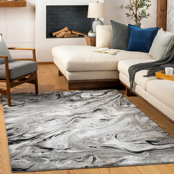 Cotterwood Gray Marble Rug