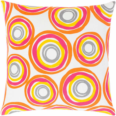 Allawah Multicolor Circles Throw Pillow - Clearance