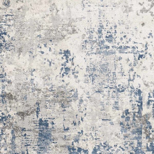 Fritland Blue/Gray Abstract Area Rug
