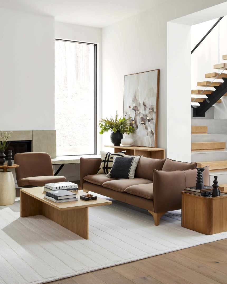 Kushinagar Light Brown Swivel Chair - Clearance