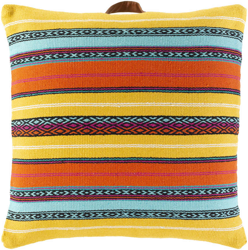 Amna Vibrant Striped Accent Pillow - Clearance