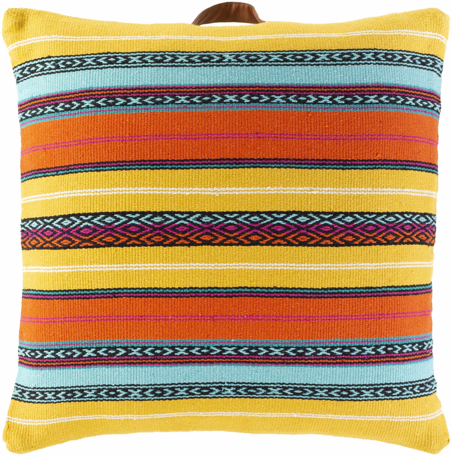 Amna Vibrant Striped Accent Pillow - Clearance