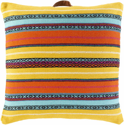 Amna Vibrant Striped Accent Pillow - Clearance