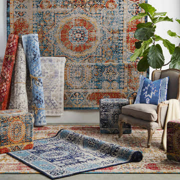 Gretna Mustard Ottoman Pouf