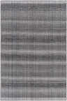 Close-up of the Yong Hand Loomed Gray Indoor & Outdoor Rug, showing its charcoal, light slate, and gray woven texture. Design-Rectangle-576