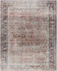 Rust Anahawan Distressed Washable Area Rug - Clearance – Boutique Rugs